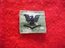 US Navy Type III Type 3 Green Digital E-4 cap patch for cover