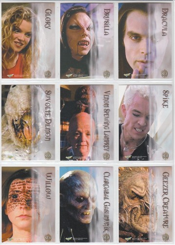 Buffy Vampire Slayer: Story Continues - 9 Card "Sunnydale Evil" Chase Set SE1-9 - Picture 3 of 3