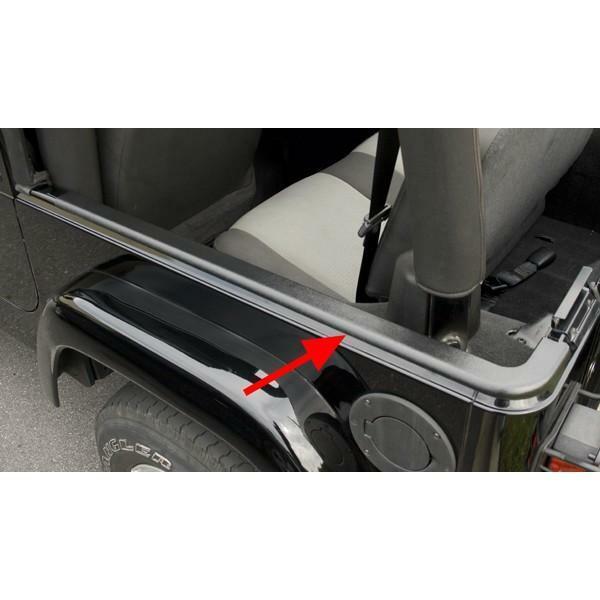 Protection de caisse pour Jeep Wrangler TJ LJ 1997-2006 en acier noir 2 pièces