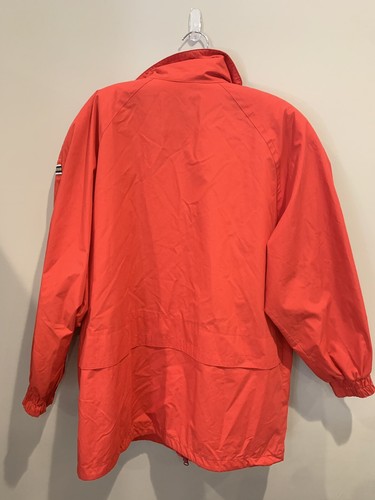 Vintage London Fog Red Gold Jacket Sz Medium Regular Light Weight Gold Navy RARE - Picture 4 of 12