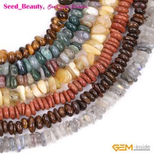 Natural Freeform Chips Stone Beads for Jewelry Making 15" Wholesale 3-5x9-13mm