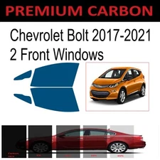 Premium Carbon Window Tint fits Chevrolet Bolt 2017-2021 precut tint 2F