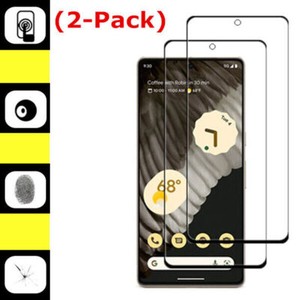 Cover Pixel 7 Pro Vetro Temperato Per Google Pixel 7a, 7 Pro, 6, 6a, 6 Pro - Protezione 9H, Antigraffio, 2 Pezzi Vetro Protettivo 9h Per Pixel 7 Pro 6 6a 2 Pezzi - Foto 3