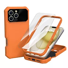 Magnetic Camera Cover Rugged Case Cover+Screen Protector fr iPhone 16 Pro Max 16