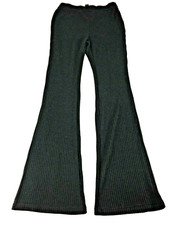 Shein Women's Black Stretch Casual Flared Leg Pull On Bell Bottoms Pant Small 4