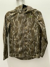 Magellan Outdoors Jacket Boys Large Camouflage Haunting Zipper Hooded Light