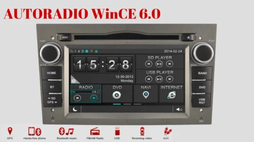 Autoradio e frontalini da auto dimensione 2 DIN con DAB + per Opel