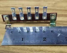 (25) Vintage phenolic Solder Lug Strip  Terminal wiring (5 dots) tube Audio part