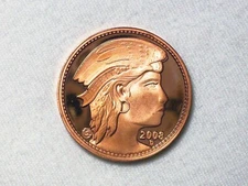 Daniel Carr - 2008 UNA 5 AMEROS - Winged Liberty Head - Copper Proof-like Finish