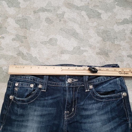 Miss Me Jeans Womens 28 Blue Boot Pockets Denim Medium Wash - Picture 4 of 12
