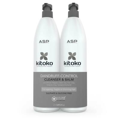 NEU Kitoko Purify & Control Schuppenreiniger & Balsam 1000ml Doppelpack