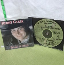 KENNY CLARK autograph Walk A Mile country Ohio CD acoustic 1996 Cleveland