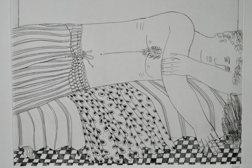 Alekos/Alecos Fassianos (Greece), Radierung 1970, signiert, Le bel Adonis, 48/60 - Bild 2 von 2
