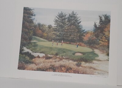 AUTUMN IN THE PINES (THE TENTH HOLE PINE VALLEY GOLF CLUB