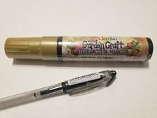 Jumbo Tip GARDENnCRAFT Acrylic Paint Marker Marvy Gold Silver or White