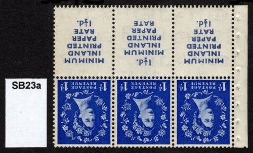 Wilding Specialist Multiple Listing Id Ultramarine & Labels Booklet Panes (MNH) - Picture 16 of 34
