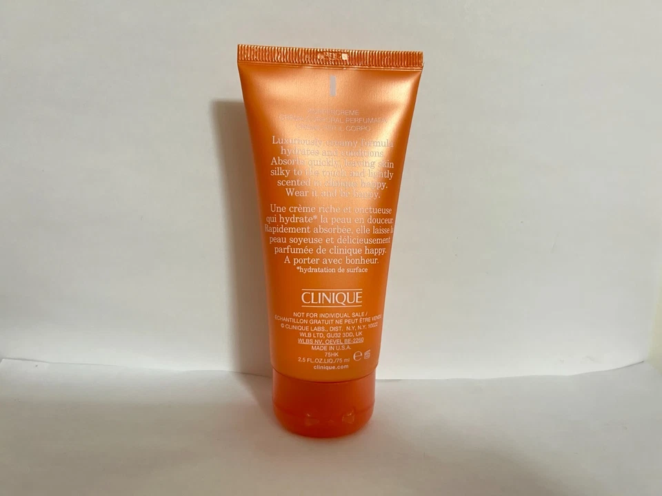 Clinique Women Skincare Happy Body Cream 2.5 oz / 75 ml Travel Size - Image 2 of 2