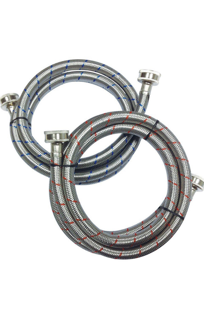 EVERBILT 5 FT 2 PK STAINLESS STEEL BRAIDED SUPPLY LINES