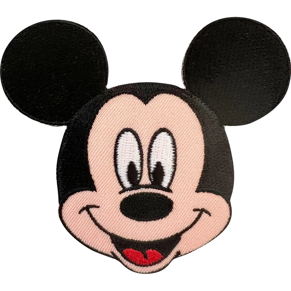 Disney Mickey Mouse Patch Embroidery Badge Iron Sew On Clothing Bag T Shirt Coat