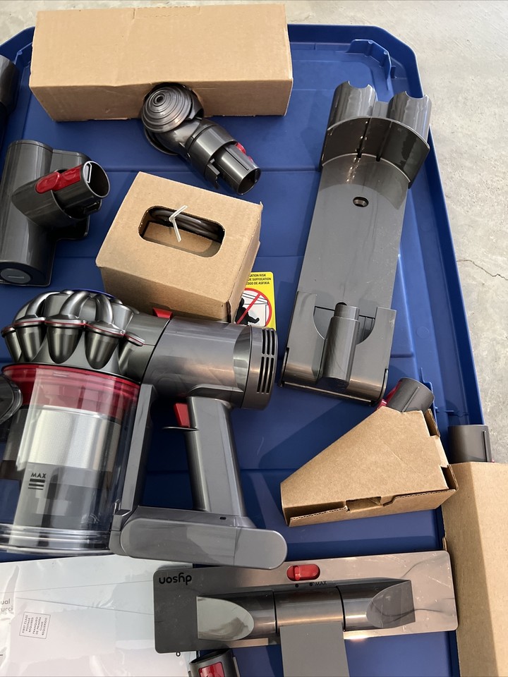 Dyson V7 SV11 Animal+ Cordless Stick Vacuum Purple and Iron with 6