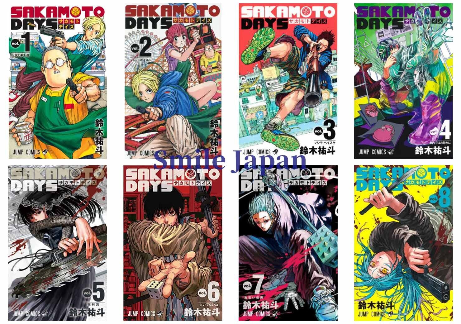 SAKAMOTO DAYS Vol 1-7 Set Jump Comic Japanese Shonen Manga Anime