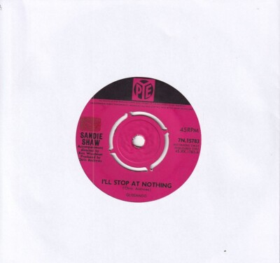 7'' Single - Sandie Shaw - I'll stop at nothing