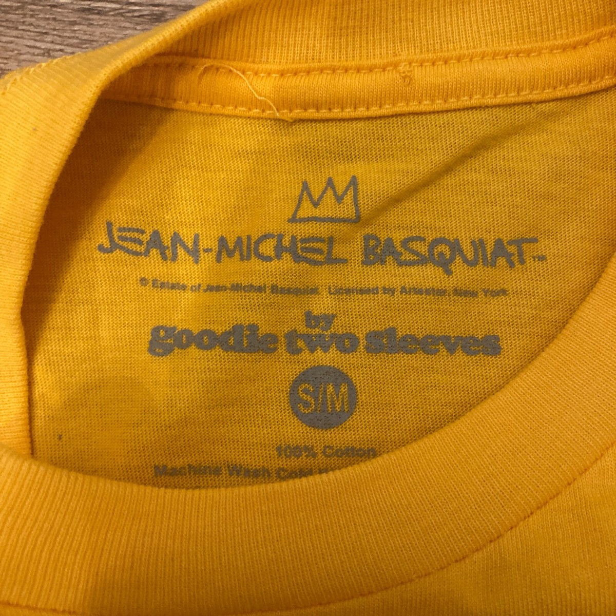 Jean-Michel Basquiat Goodie Two Sleeves Men's S/M Long Jean-Michel Basquiat Goodie Two Sleeves Men's S/M Long