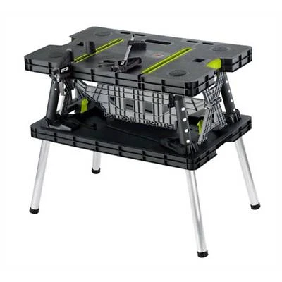 Ryobi Portable Foldable Workbench Work Clamp Secure Table
