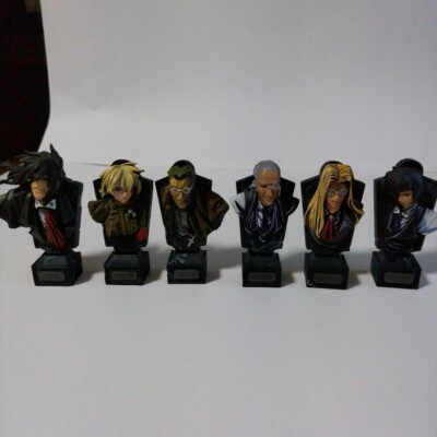Kaiyodo K&M Hellsing Capsule Bust Figure Collection Complete Set of 6