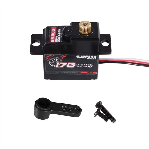 Metal Gear 17KG Servo Digital con 25T Servo Brazo Kit Para 1/18 1/16 RC Coche Avión - Imagen 8 de 21
