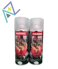 Clear Acrylic Harris Heat Resistant Engine Enamel Motor Spray Paint (2 bottle)
