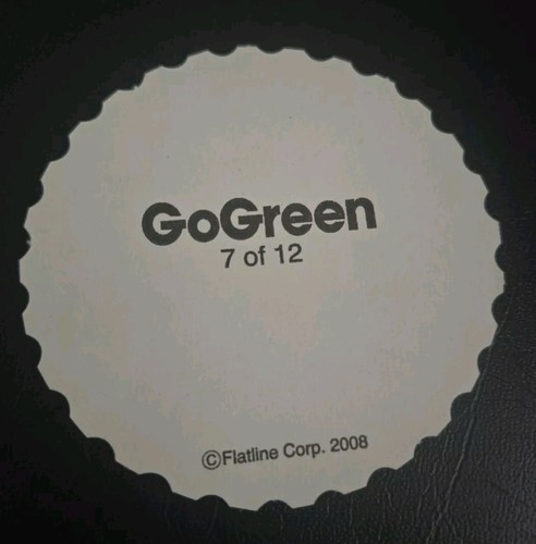 Gogreen Environment Earth Burn Calories Not Oil 2008 Vending Machine Sticker #7 - Picture 2 of 2