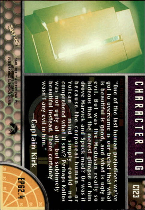 1999 Star Trek The Original Series Season 3 #C123 Is There No Truth In Beauty? - Picture 2 of 2