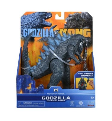 "GODZILLA" w/ RADIO TOWER Playmates Toys 6" Godzilla vs ...