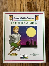 Didax Basic Skills Puzzles - Sound Alike - Hands On Phonics  NEW SEALED IN BOX.