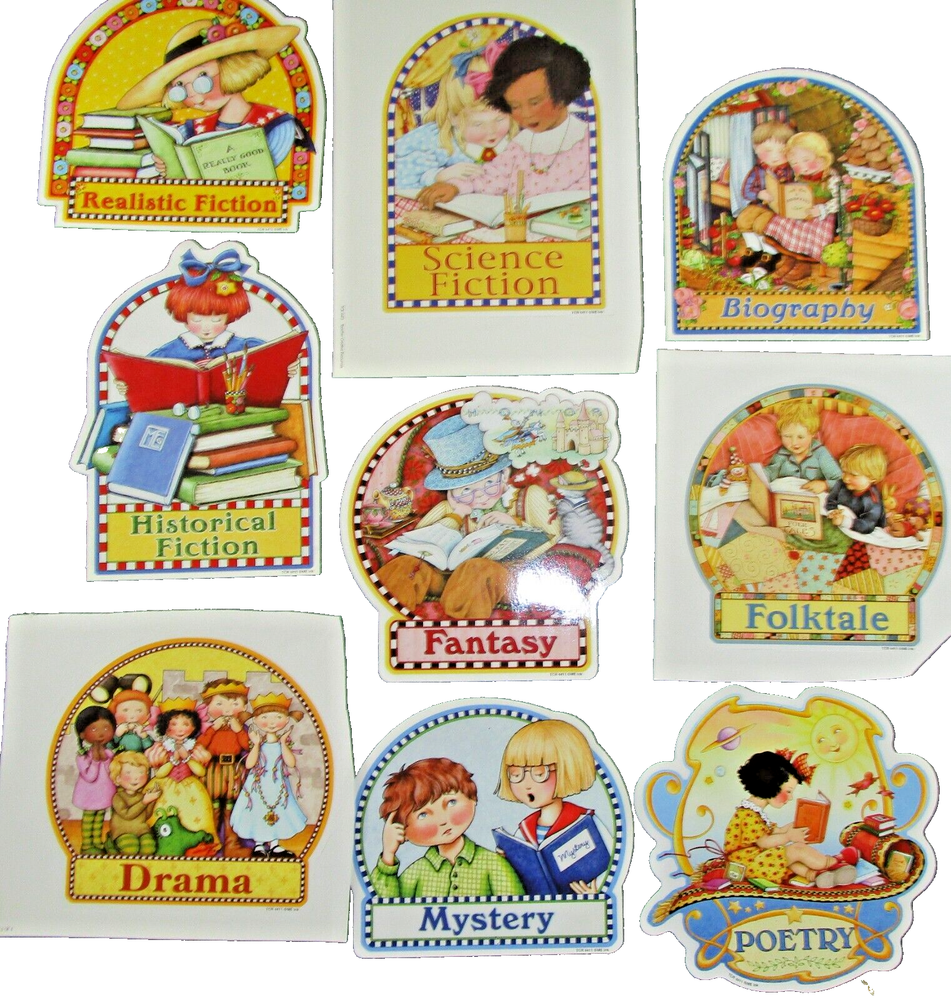Vtg 9 Mary Engelbreit wall/bulletin board ART Teacher Created Resources TCR 4411