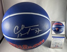 Charles Barkley Signed Basketball 75th Anniversary Phoenix Suns PSA/DNA 1 COA