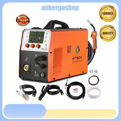 Aluminum MIG Welder 110V/220V MIG/Lift TIG/Stick 4in1 Welding 250Amp &Tig Torch