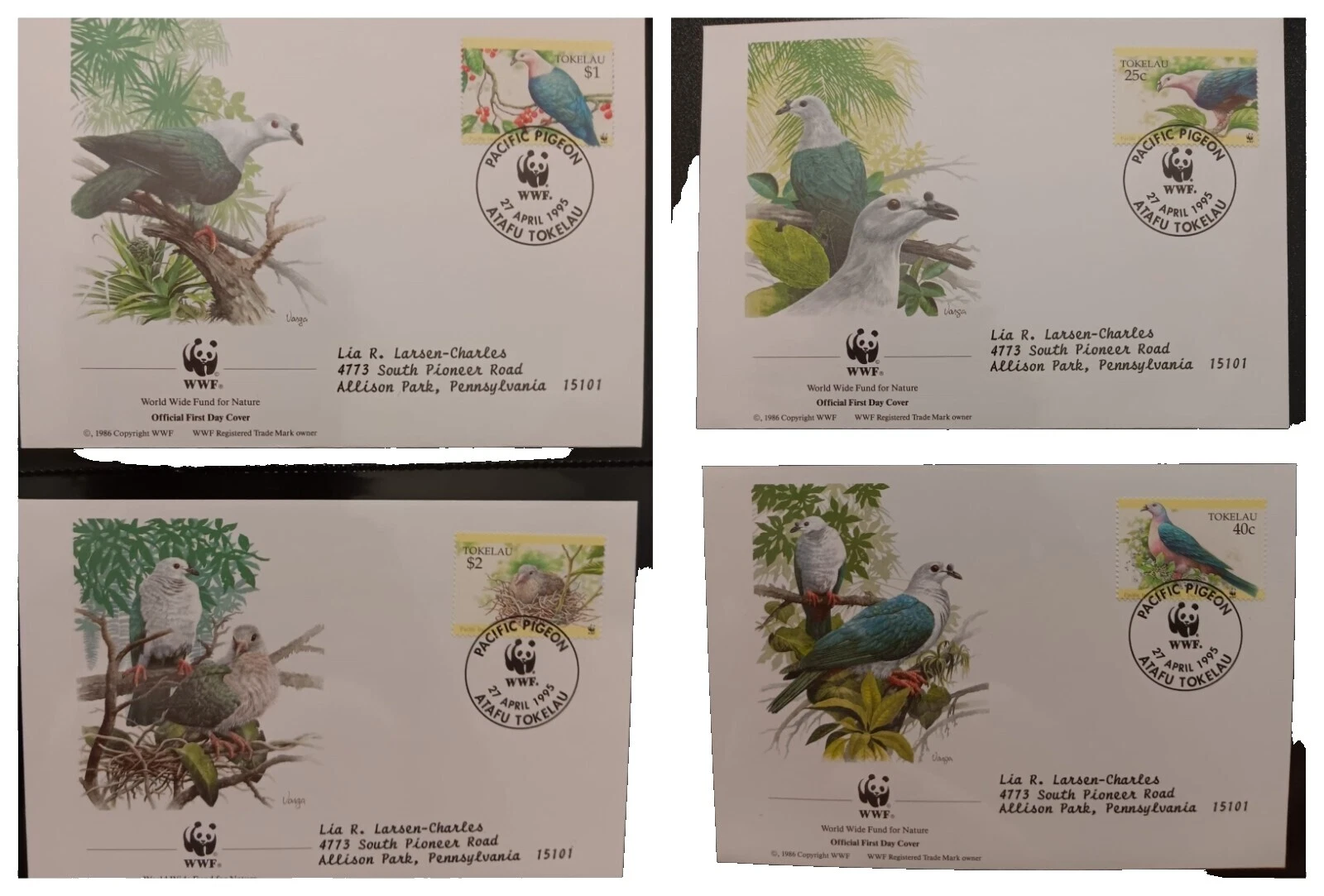 Estampillas de primer día de emisión TOKELAUAN