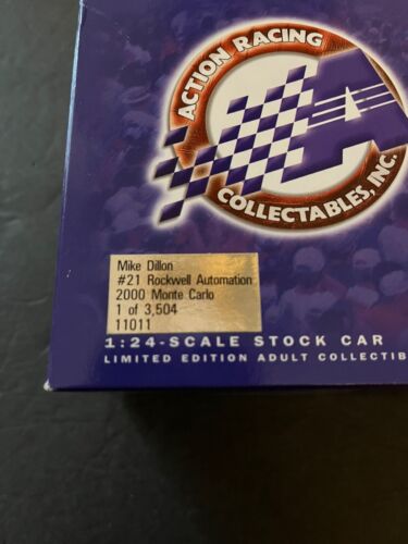 1/24 nascar diecast, Mike Dillon #21, 2000, Rockwell Automation, Action - Picture 2 of 10