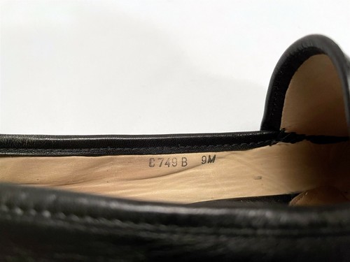 Church's Prima Classe Negro Hecho a Mano Cuero Borla Mocasín Vestido Zapato Para Hombre Talla 9 - Imagen 5 de 8