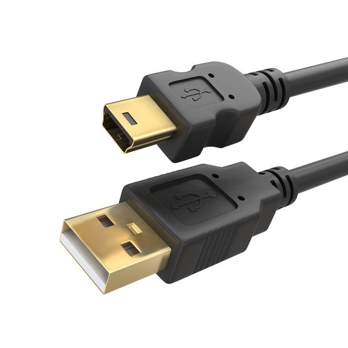 Mini USB Cable Charger Lead USB A to 5 Pin Mini B Sync Charge 1.5ft 3ft 6ft 10ft - 第 2/12 張圖片