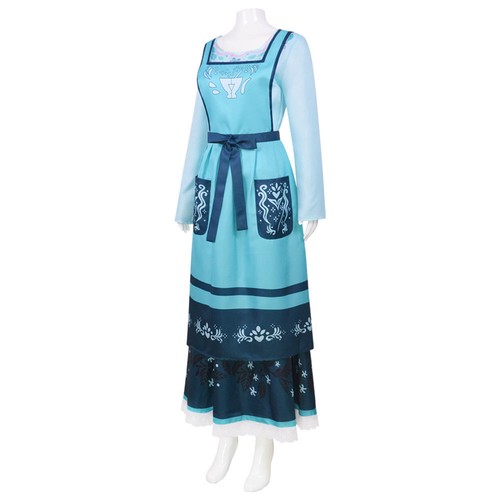 Cosplay Encanto Mirabel Mother Julieta Maid Dress Skirts Halloween Costume Suits - Picture 8 of 12