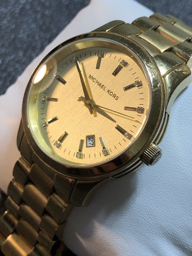 Michael Kors Women’s Dress Watch Champagne Dial Gold-tone Ladies MK5339 - 第 4/21 張圖片
