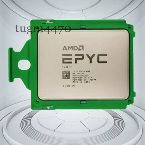AMD EPYC 64 CORE PROCESSOR 7702p 2GHZ 256MB 200W SP3 100-000000047 CPU