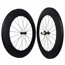 Carbon Fiber Racing Bike Wheelset 38 50 60 88mm Depth 23/25mm Width Clincher