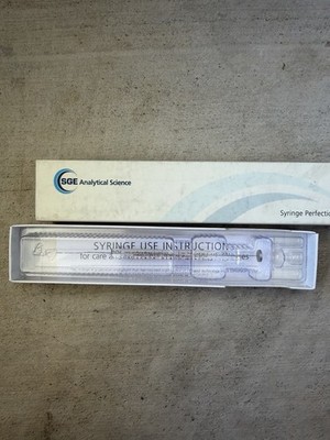 SGE Analytical Science 002950 10uL GC Syringe 10F-VA8400-5/0.47 New Open Box