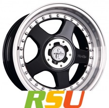 Keskin KT1 Klassik black lip polish 10x18" ET25 LK5 100 ML 72.6 Alufelgen 18 ...