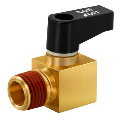 SUNROAD Air Compressor Valve ,Ball Type Drain Valve Brass Mini Ball Valve, 1/...
