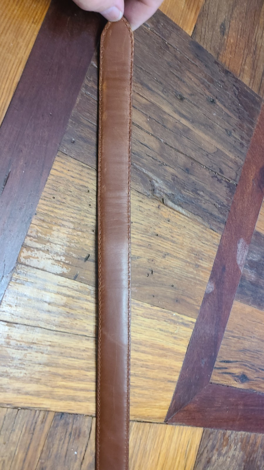 Ralph Lauren Sterling Alligator Belt - removable buckle no holes needed 36"Black thumbnail 21